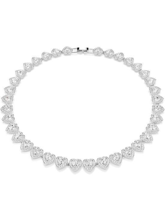 Swarovski Jewelry - NWT Swarovski Ariana Grande Collection, Clear Crystal All Around Heart Necklace